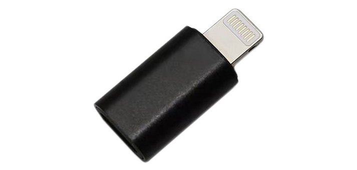 DLH DY-TU5073 changeur de genre de câble Apple Lightning Noir