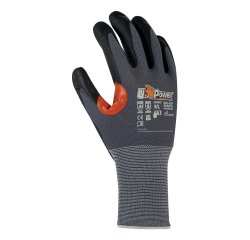 U-Power Kumba Workshop gloves Grey Nitril, Nylon, Spandex 1 pc(s)