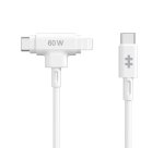 HYPER HyperJuice câble USB USB 2.0 1,5 m USB C USB C/Lightning Blanc