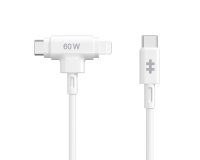 HYPER HyperJuice câble USB USB 2.0 1,5 m USB C USB C/Lightning 60 W Blanc