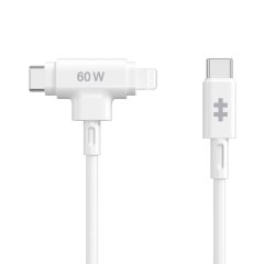 HYPER HyperJuice cavo USB USB 2.0 1,5 m USB C USB C/Lightning Bianco