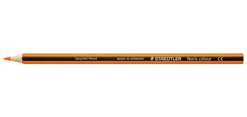 Crayons staedtler noris colour 185 coloris orange     pochette de 12