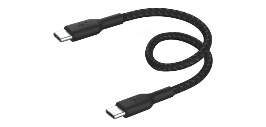 Belkin BoostCharge câble USB USB 2.0 0,15 m USB C 60 W Noir