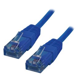 MCL FCC5EM-0.5M/B câble de réseau Bleu 0,5 m Cat5 U/UTP (UTP)