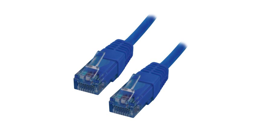 MCL FCC5EM-0.5M/B câble de réseau Bleu 0,5 m Cat5 U/UTP (UTP)