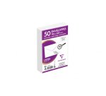 Paquet de 50 Enveloppes de Visite Blanches 90x140mm - Gommée - 120g/m2 - Blanc
