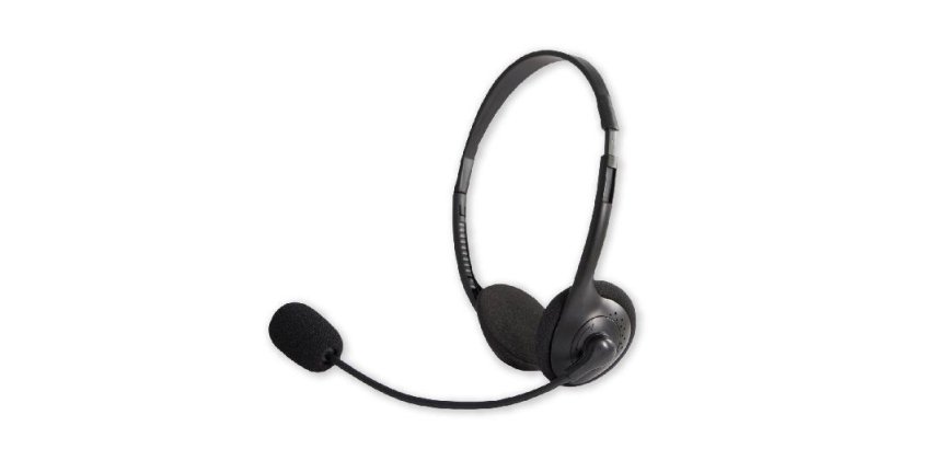 MCL CSQ-M2/NZ casque Avec fil Arceau Bureau/Centre d'appels Noir