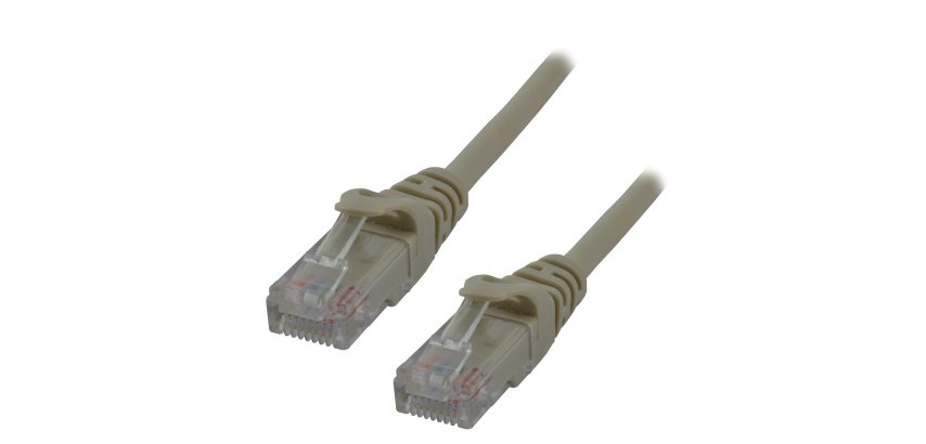 MCL RJ45 CAT6 A U/UTP 10m câble de réseau Gris Cat6a U/UTP (UTP) Rond