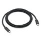 Apple MW5J3ZM/A Câble Thunderbolt 1,8 m 40 Gbit/s Noir