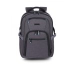 Urban Factory HTE17UF sac à dos Sac à dos de voyage Noir, Gris Mesh, Polyester, Plastique recyclé, Acier