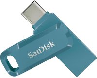 SanDisk Ultra Dual Drive Go USB 64GB lecteur USB flash 64 Go USB Type-A / USB Type-C 3.2 Gen 1 (3.1 Gen 1) Bleu