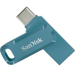 SanDisk Ultra Dual Drive Go USB 256GB lecteur USB flash 256 Go USB Type-A / USB Type-C 3.2 Gen 1 (3.1 Gen 1) Bleu