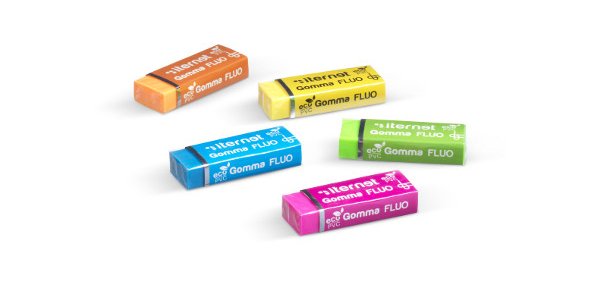 Artiglio 5012 gomma per cancellare Plastica Colori assortiti 20 pz