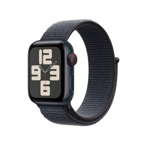 Apple Watch SE OLED 40 mm Digital 324 x 394 Pixeles Pantalla táctil 4G Negro Wifi GPS (satélite)