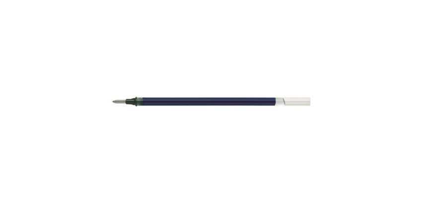 Recharge roller uniball um153 encre gel signo broad umr10 b super ink système double bille pointe large 1mm couleur bleu