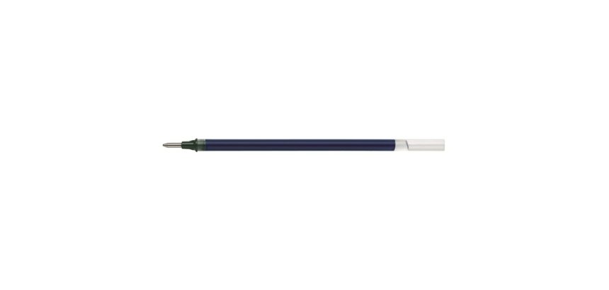 Recharge roller uniball um153 encre gel signo broad umr10 b super ink système double bille pointe large 1mm couleur bleu