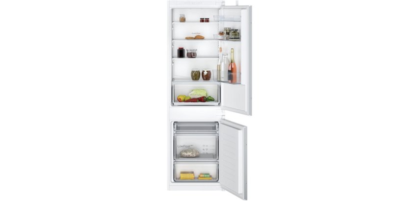 NEFF Réfrigérateur congélateur encastrable KI5861SE0, N30, 267 litres, Eco Air Flow