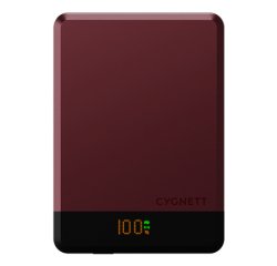 Cygnett MagSlim 5000 mAh Carica wireless Colore ciliegia