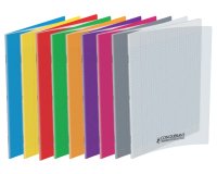 Cahier Conquerant Classique Agrafe 210X297 48P 90G Seyes Polypro