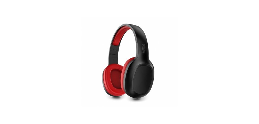 Urban Factory MOVEE Casque Sans fil Arceau Gaming Micro-USB Bluetooth Noir, Rouge