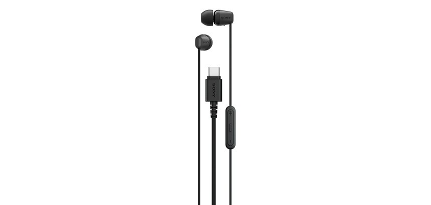 Sony IER-EX15C Auricolare Cablato In-ear Musica e Chiamate USB tipo-C Nero