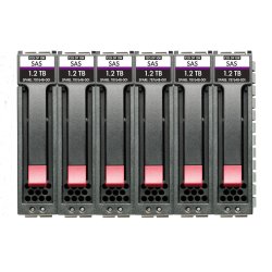 HPE Bundle de 6 disques durs MSA 14.4 To SAS 12G Enterprise 10 000 tr/min Petit facteur de forme (2.5 po) M2 - 3 ans de garantie