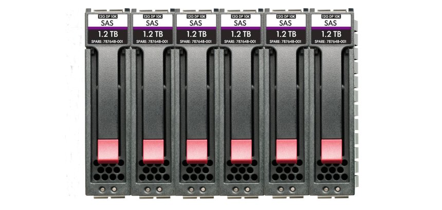 HPE MSA 7.2TB SAS 12G Enterprise 10K SFF (2.5in) M2 3yr Wty 6-pack HDD Bundle