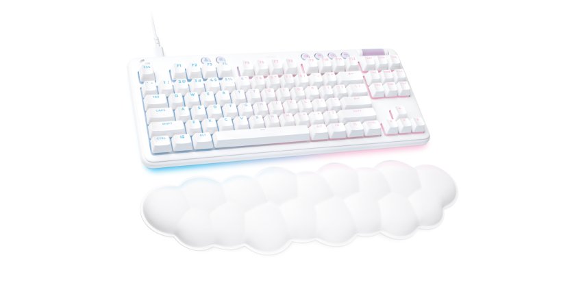 Logitech G 920-010414 teclado Juego USB QWERTY Español Blanco