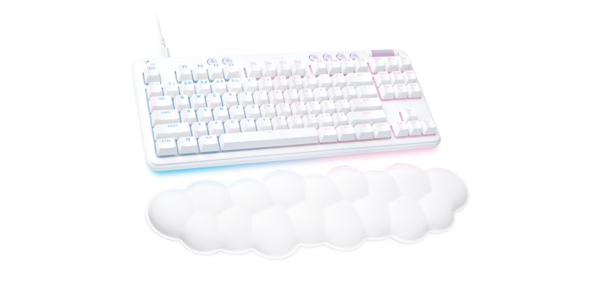 Logitech G 920-010414 teclado Juego USB QWERTY Español Blanco