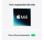 Apple MacBook Air 13'' M4 chip 10-core CPU 8-core GPU, 16GB, 256GB SSD - Galassia