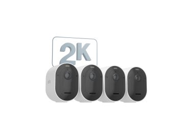 ARLO Caméra de surveillance Arlo 4 - Pack 4 caméras PRO5 Blanc VMC4460P-100EUS