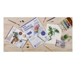 Aquarelle Prédessiné Animaux bloc collé 15F 30x40cm 300g