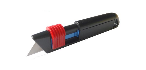 Artiglio 4334B utility knife Black, Red Snap-off blade knife
