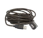 Hamlet XUREP10 cavo USB USB 2.0 10 m USB A Nero