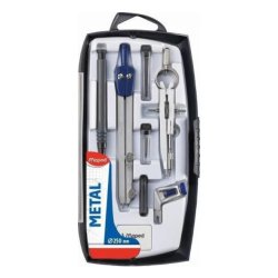 Maped 197514 bow compass Black, Blue, Metallic 8 pc(s)