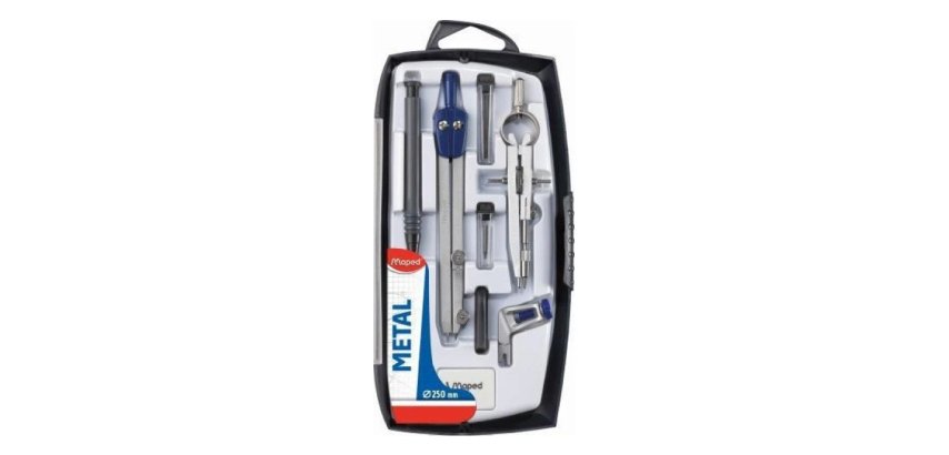 Maped 197514 bow compass Black, Blue, Metallic 8 pc(s)