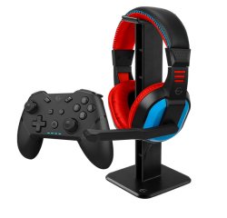 EgoGear SBP30-NS-BK periferica di gioco Nero, Blu, Rosso Bluetooth Gamepad + cuffie Digitale Nintendo Switch OLED, PC, Playstation 3