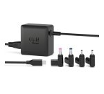 Port Designs 904065ACTOEU adaptateur de puissance & onduleur Intérieure 65 W Noir