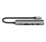 Satechi ST-P6SM hub & concentrateur USB Type-C 10000 Mbit/s Gris