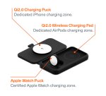 Cygnett Voyager Headphones, Smartphone, Smartwatch Black USB Wireless charging Fast charging Indoor