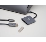 XtremeMac XWH-HUB3-13 laptop dock & poortreplicator Bedraad USB Type-C Zilver