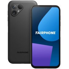 Fairphone F5FPHN-1ZW-EU1 smartphone 16,4 cm (6.46") Double SIM Android 13 5G USB Type-C 6 Go 128 Go 4200 mAh Noir