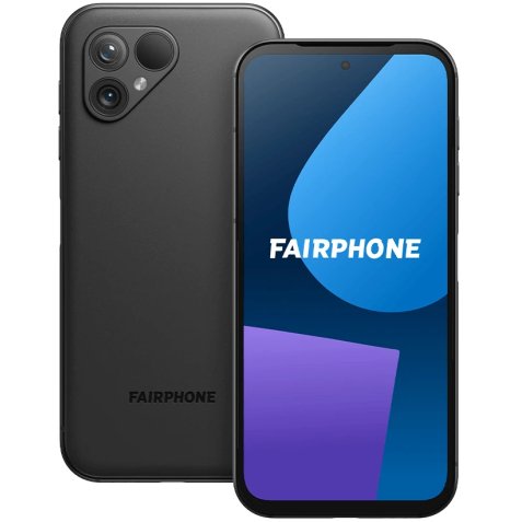 Fairphone 5 16,4 cm (6.46") Double SIM Android 13 5G USB Type-C 6 Go 128 Go 4200 mAh Noir