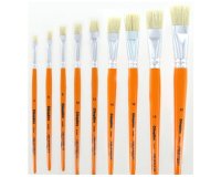 Brosse plate cléopâtre nº4 soie de porc bois fsc vernis protecteur