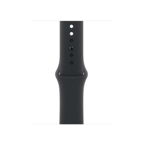 Apple Cinturino Sport nero (42 mm) - S/M