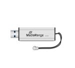 MediaRange MR918 USB flash drive 128 GB USB Type-A / Micro-USB 3.2 Gen 1 (3.1 Gen 1) Zwart, Zilver