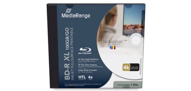 MediaRange MR520 blank Blu-Ray disc BD-R 100 GB 1 piece(s)