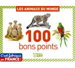 Bon point editions lito animaux du monde texte        pedagogique au verso 61x82mm  boite 100 unites