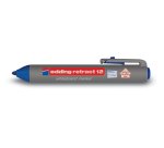 Marqueur edding e12 tableau blanc rétractable rechargeable pointe ogive 1.5/3mm effaçable à sec coloris bleu