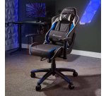 X Rocker 5124601 Gaming-Stuhl Sessel für Videospiele Gepolsterter Stuhl Schwarz, Blau